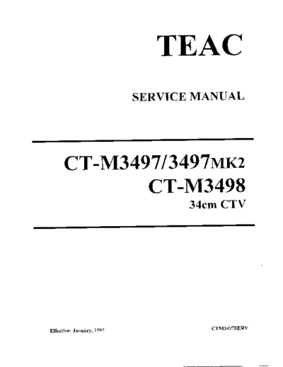 teac CTM3497  teac TV CTM3497.pdf
