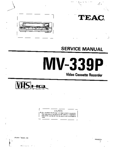 teac MV339P  teac VCR MV339P.pdf