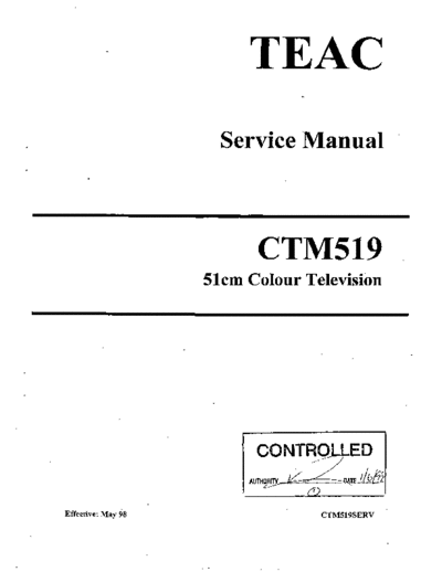 teac CT-M519  teac TV CT-M519.pdf