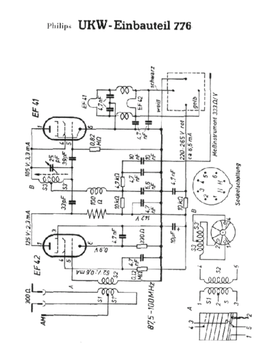 Philips ukw 776  Philips Historische Radios UKW776 ukw 776.pdf