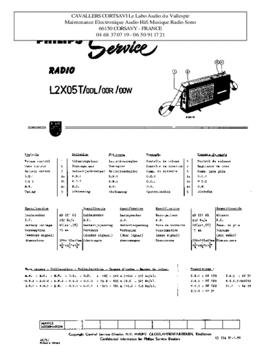 Philips l2x 05 t  Philips Historische Radios L2X05T l2x 05 t.pdf