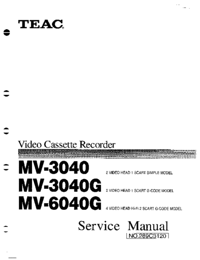 teac MV3040  teac VCR MV3040.pdf