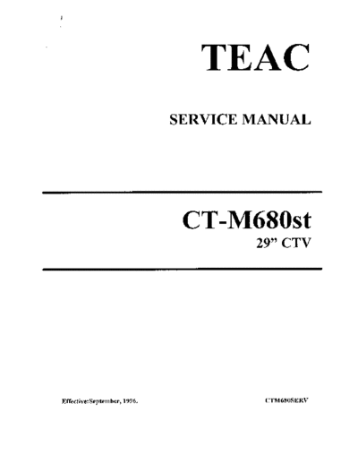teac CT M680ST  teac TV CT_M680ST.PDF