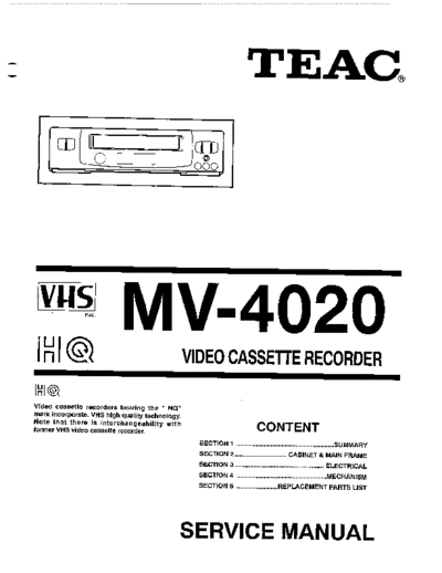 teac MV-4020  teac VCR MV-4020.pdf