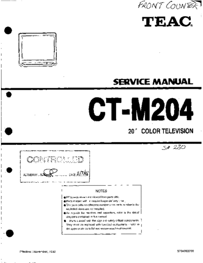 teac CTM204  teac TV CTM204.pdf