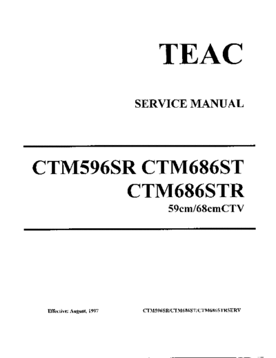 teac CTM596  teac TV CTM596.pdf