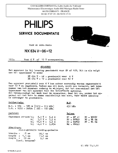 Philips nx 634 v  Philips Historische Radios NX634V nx 634 v.pdf