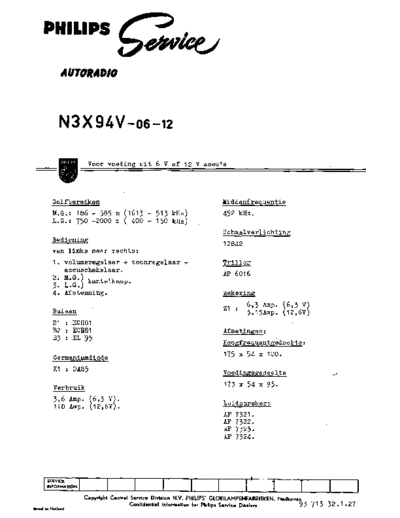 Philips n3x 94 v  Philips Historische Radios N3X94V n3x 94 v.pdf