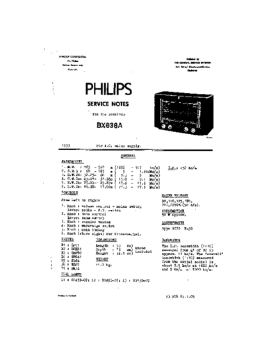 Philips BX638A  Philips Historische Radios BX638A BX638A.pdf