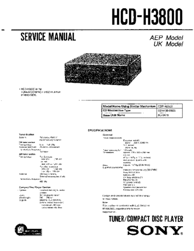 panasonic SONY  HCD - H 3800    ( TUNER-CD ) INCOMPLET  panasonic Fax KXFM90PDW Viewing SGML_VIEW_DATA EU KX-FM90PD-W SVC Audio SONY  HCD - H 3800    ( TUNER-CD ) INCOMPLET  .pdf