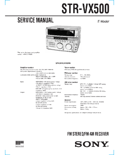 panasonic STR-VX500  panasonic Fax KXFM90PDW Viewing SGML_VIEW_DATA EU KX-FM90PD-W SVC Audio STR-VX500.pdf