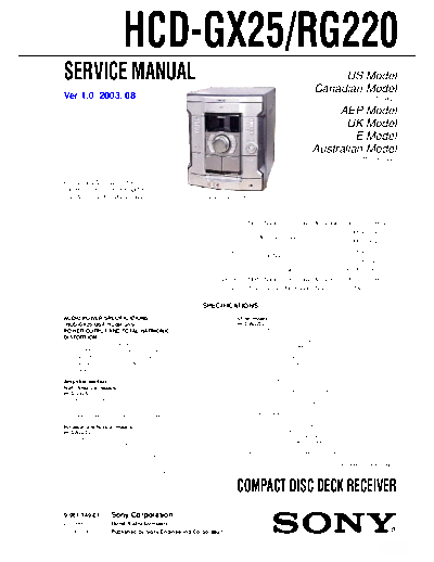 panasonic sony hcd rg220 v10 916  panasonic Fax KXFM90PDW Viewing SGML_VIEW_DATA EU KX-FM90PD-W SVC Audio sony_hcd_rg220_v10_916.pdf
