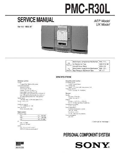 panasonic PMC-R30L  panasonic Fax KXFM90PDW Viewing SGML_VIEW_DATA EU KX-FM90PD-W SVC Audio PMC-R30L.pdf