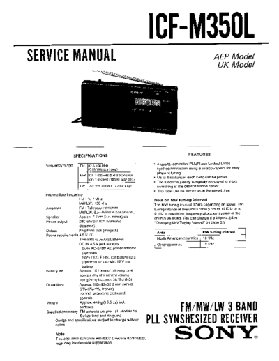 panasonic sony icf-m350l service manual  panasonic Fax KXFM90PDW Viewing SGML_VIEW_DATA EU KX-FM90PD-W SVC Audio sony_icf-m350l_service_manual.pdf