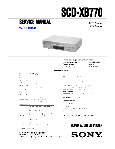 panasonic scd-xb770 service manual  panasonic Fax KXFM90PDW Viewing SGML_VIEW_DATA EU KX-FM90PD-W SVC Audio scd-xb770_service_manual.pdf