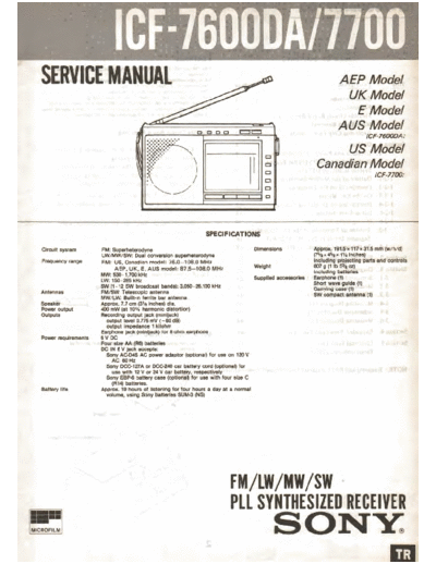 panasonic sony icf-7600da 7700 service  panasonic Fax KXFM90PDW Viewing SGML_VIEW_DATA EU KX-FM90PD-W SVC Audio sony_icf-7600da_7700_service.pdf