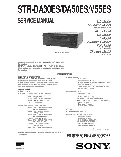 panasonic STR-DA30ES X  panasonic Fax KXFM90PDW Viewing SGML_VIEW_DATA EU KX-FM90PD-W SVC Audio STR-DA30ES_X.pdf