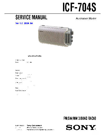 panasonic sony icf-704s service manual  panasonic Fax KXFM90PDW Viewing SGML_VIEW_DATA EU KX-FM90PD-W SVC Audio sony_icf-704s_service_manual.pdf