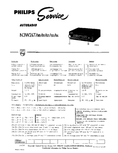 Philips n3w 24 t  Philips Historische Radios N3W24T n3w 24 t.pdf