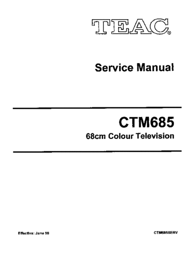 teac ctm685  teac TV ctm685.pdf