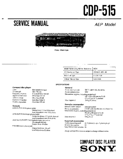 panasonic sony - cdp-515 140  panasonic Fax KXFM90PDW Viewing SGML_VIEW_DATA EU KX-FM90PD-W SVC Audio sony_-_cdp-515_140.pdf