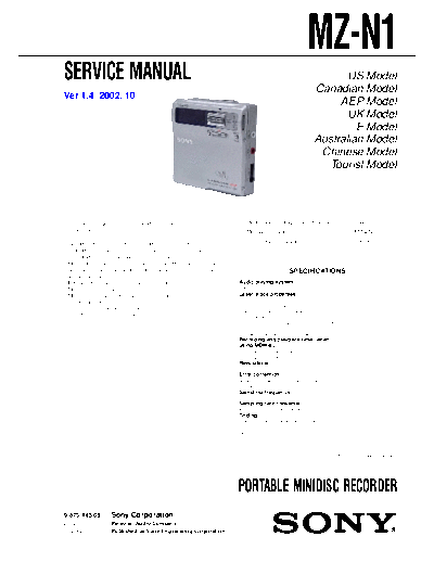 panasonic mz-n1  panasonic Fax KXFM90PDW Viewing SGML_VIEW_DATA EU KX-FM90PD-W SVC Audio mz-n1.pdf