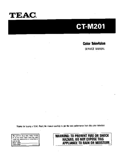 teac CTM201  teac TV CTM201.pdf