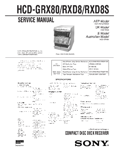 panasonic hcd rxd8s 153  panasonic Fax KXFM90PDW Viewing SGML_VIEW_DATA EU KX-FM90PD-W SVC Audio hcd_rxd8s_153.pdf