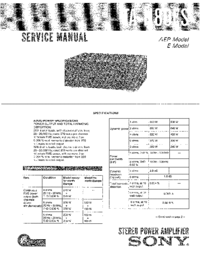 panasonic Sony TA-N80ES  panasonic Fax KXFM90PDW Viewing SGML_VIEW_DATA EU KX-FM90PD-W SVC Audio Sony_TA-N80ES.pdf