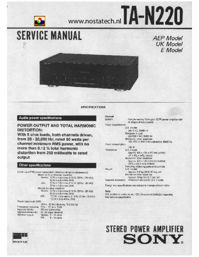 panasonic ta-n220  panasonic Fax KXFM90PDW Viewing SGML_VIEW_DATA EU KX-FM90PD-W SVC Audio ta-n220.pdf