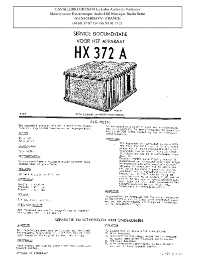 Philips hx 372 a  Philips Historische Radios HX372A hx 372 a.pdf