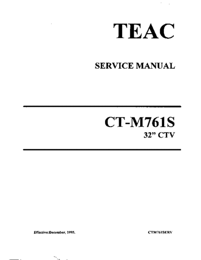 teac CTM-761S  teac TV CTM-761S.pdf