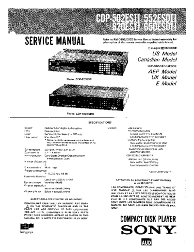 panasonic hfe sony cdp-502esii 552esdii 620esii 650esdii service en  panasonic Fax KXFM90PDW Viewing SGML_VIEW_DATA EU KX-FM90PD-W SVC Audio CDP-502ES hfe_sony_cdp-502esii_552esdii_620esii_650esdii_service_en.pdf