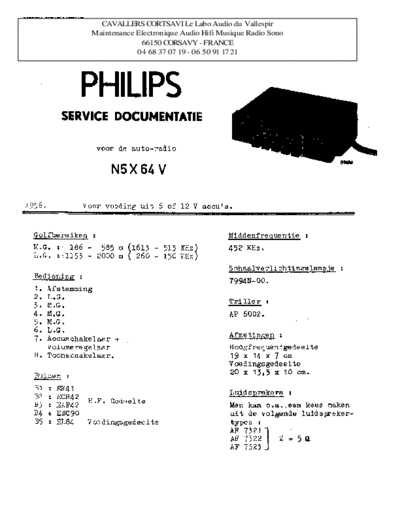 Philips n5x 64 v  Philips Historische Radios N5X64V n5x 64 v.pdf