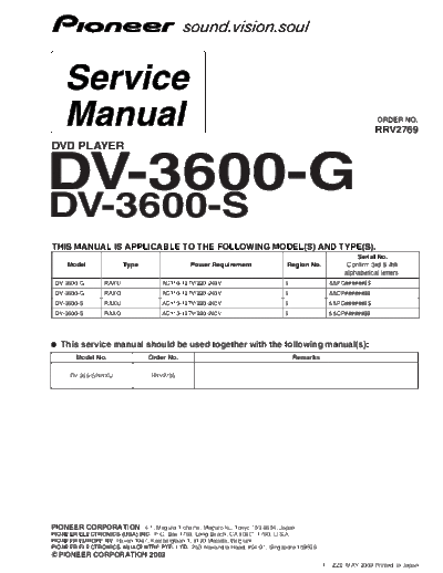 Pioneer R2769  Pioneer DVD pioneer cd sm R2769.pdf