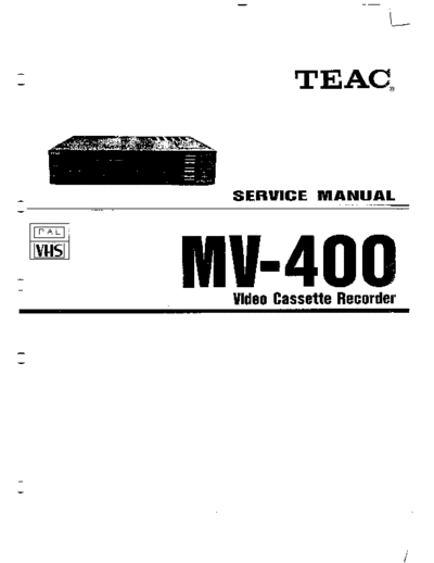 teac MV-400  teac VCR MV-400.pdf
