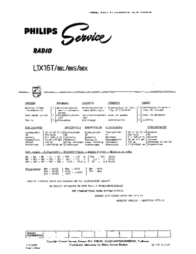 Philips l1x 16 t  Philips Historische Radios L1X16T l1x 16 t.pdf