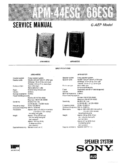 panasonic hfe sony apm-44esg 66esg service en  panasonic Fax KXFM90PDW Viewing SGML_VIEW_DATA EU KX-FM90PD-W SVC Audio APM-44ES hfe_sony_apm-44esg_66esg_service_en.pdf