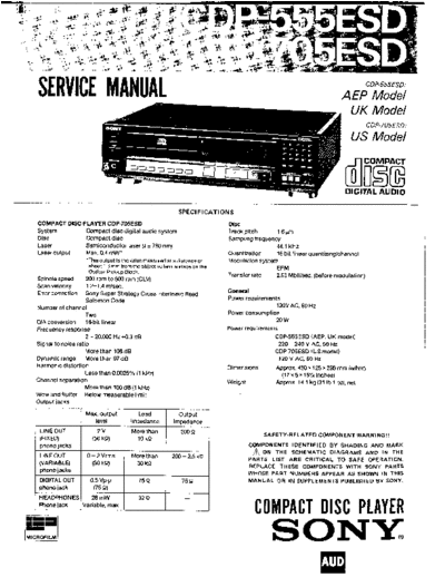 panasonic hfe sony cdp-555esd 705esd service en  panasonic Fax KXFM90PDW Viewing SGML_VIEW_DATA EU KX-FM90PD-W SVC Audio CDP-555ES hfe_sony_cdp-555esd_705esd_service_en.pdf