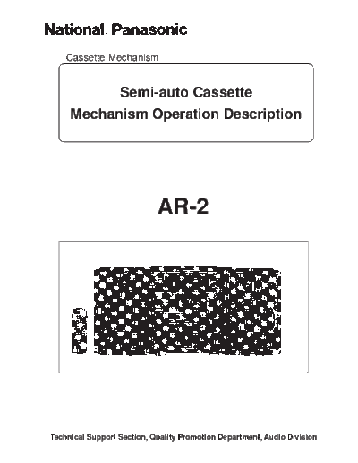 panasonic PVAccel  panasonic Audio AR2 Mech Viewing PDF_VIEW_DATA EU AR2 TG PVAccel.pdf