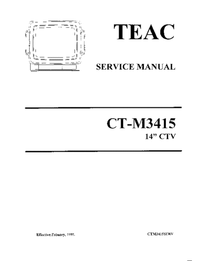 teac CT-M3415  teac TV CT-M3415.pdf