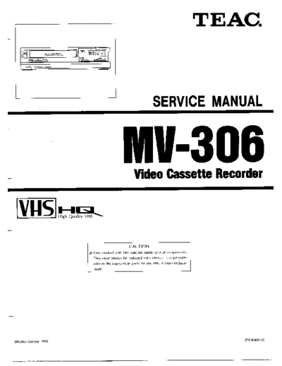 teac MV306  teac VCR MV306.pdf