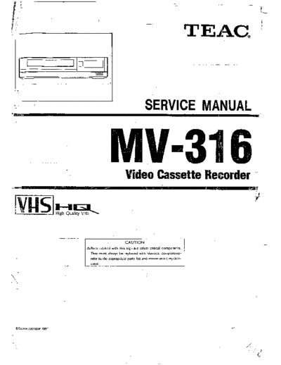 teac MV316  teac VCR MV316.pdf