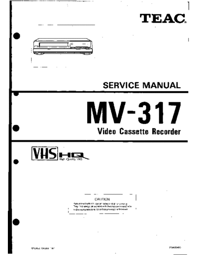 teac MV317  teac VCR MV317.pdf