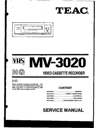 teac MV3020  teac VCR MV3020.pdf
