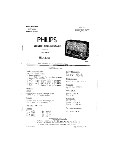 Philips BX453A  Philips Historische Radios BX453A BX453A.pdf