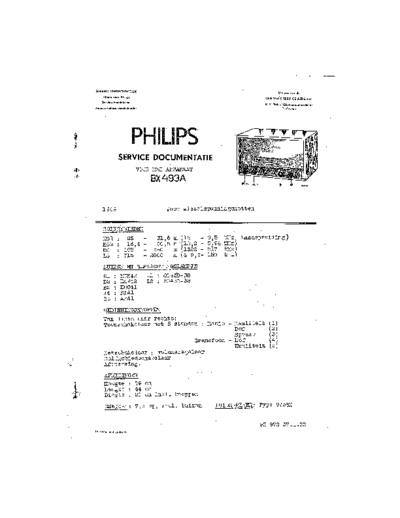 Philips BX493A  Philips Historische Radios BX493A BX493A.pdf