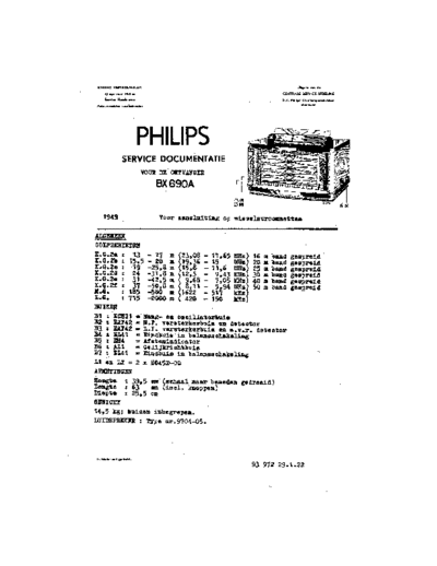 Philips BX690A  Philips Historische Radios BX690A BX690A.pdf