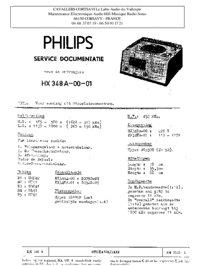 Philips hx 348 a  Philips Historische Radios HX348A hx 348 a.pdf