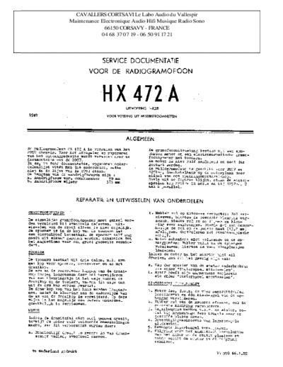 Philips hx 472 a  Philips Historische Radios HX472A hx 472 a.pdf